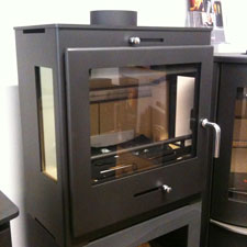 Bohemia X40 Cube Panorama Multi Fuel Stove 5kW - EcoDesign Ready