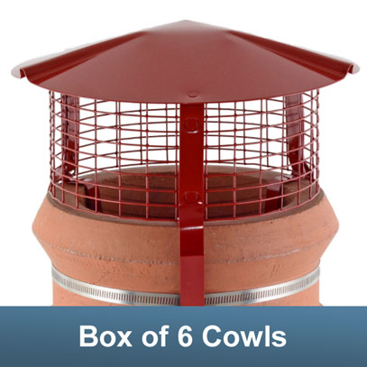 Brewer Birdguard - Aluminium - Gas - Terracotta - Box of 6