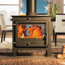 Ekol Clarity Double Sided Multi Fuel Stove 14kW - EcoDesign Ready