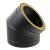 KWPro - 125mm - 45 Degree Elbow - Black (37-125-031) - view 1