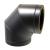 KWPro - 125mm - 90 Degree Elbow - Black (37-125-030) - view 1