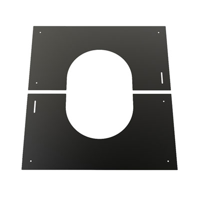 KWPro - 150mm - Finishing Plate 0-30 Degrees - Black (200mm Actual Diameter) (58-150-096)