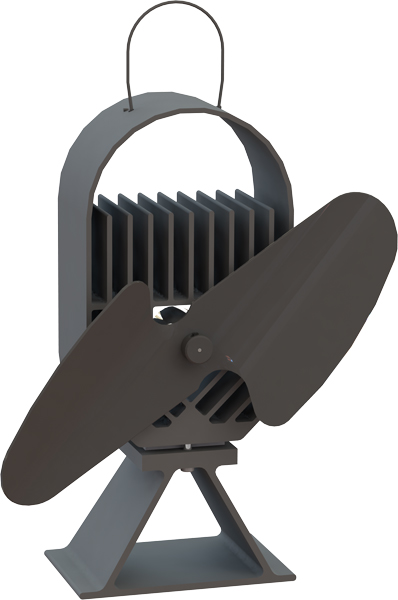 Ecofan 8204 AirDeco Stove Fan & Free FS2 Stove Pipe Thermometer