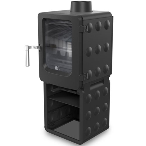 Ekol ApplePie - Apple Stack - Wood Burning Stove 4kW - EcoDesign Ready