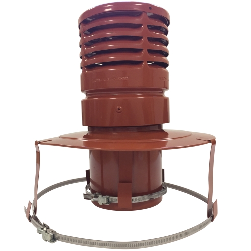 Gas Liner GC1 Pot Hanging Cowl - Terracotta - 100mm (34-100-PHCMT)