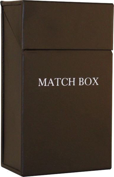 Black Match Box Holder