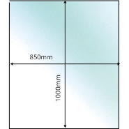 Glass Hearth - Rectangular - Clear (249-53113)