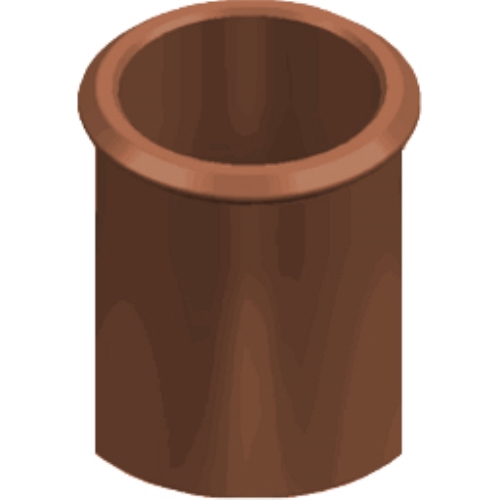 Chimney Pot - Straight Roll Top - 300mm (80-SRT-300)