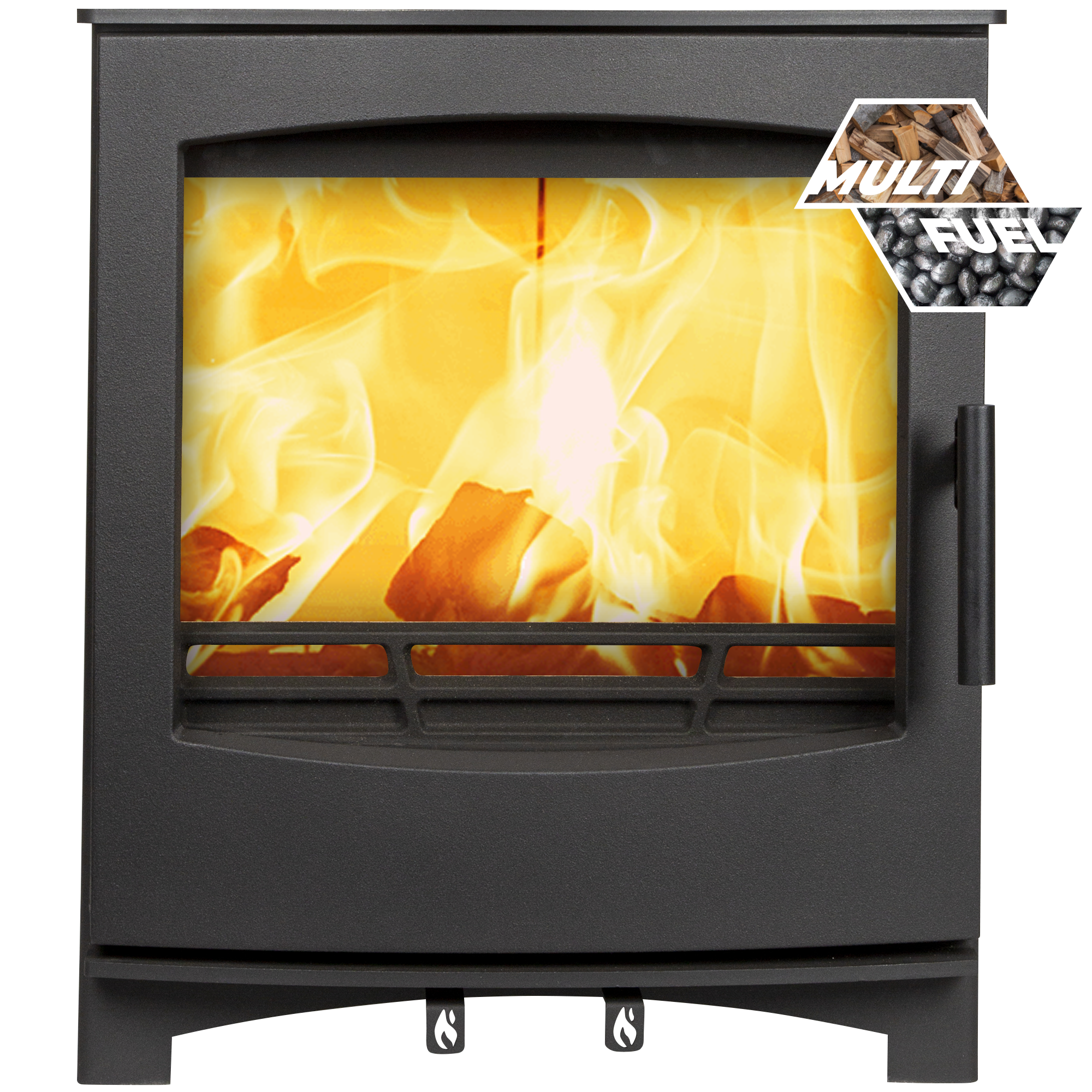 MI Fires Large Tinderbox Multifuel Stove 5kW - EcoDesign Ready