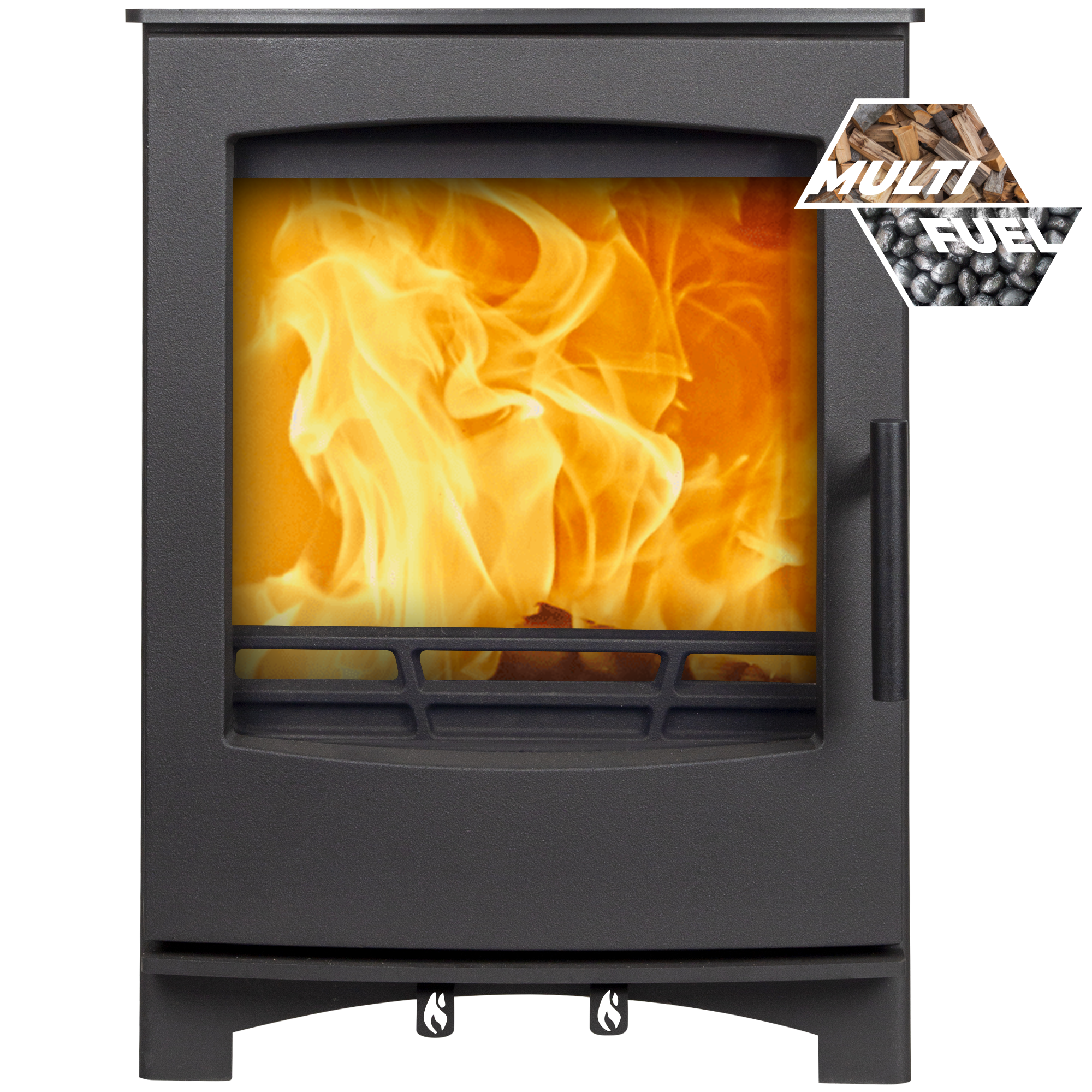 MI Fires Medium Tinderbox Multifuel Stove 5kW - EcoDesign Ready