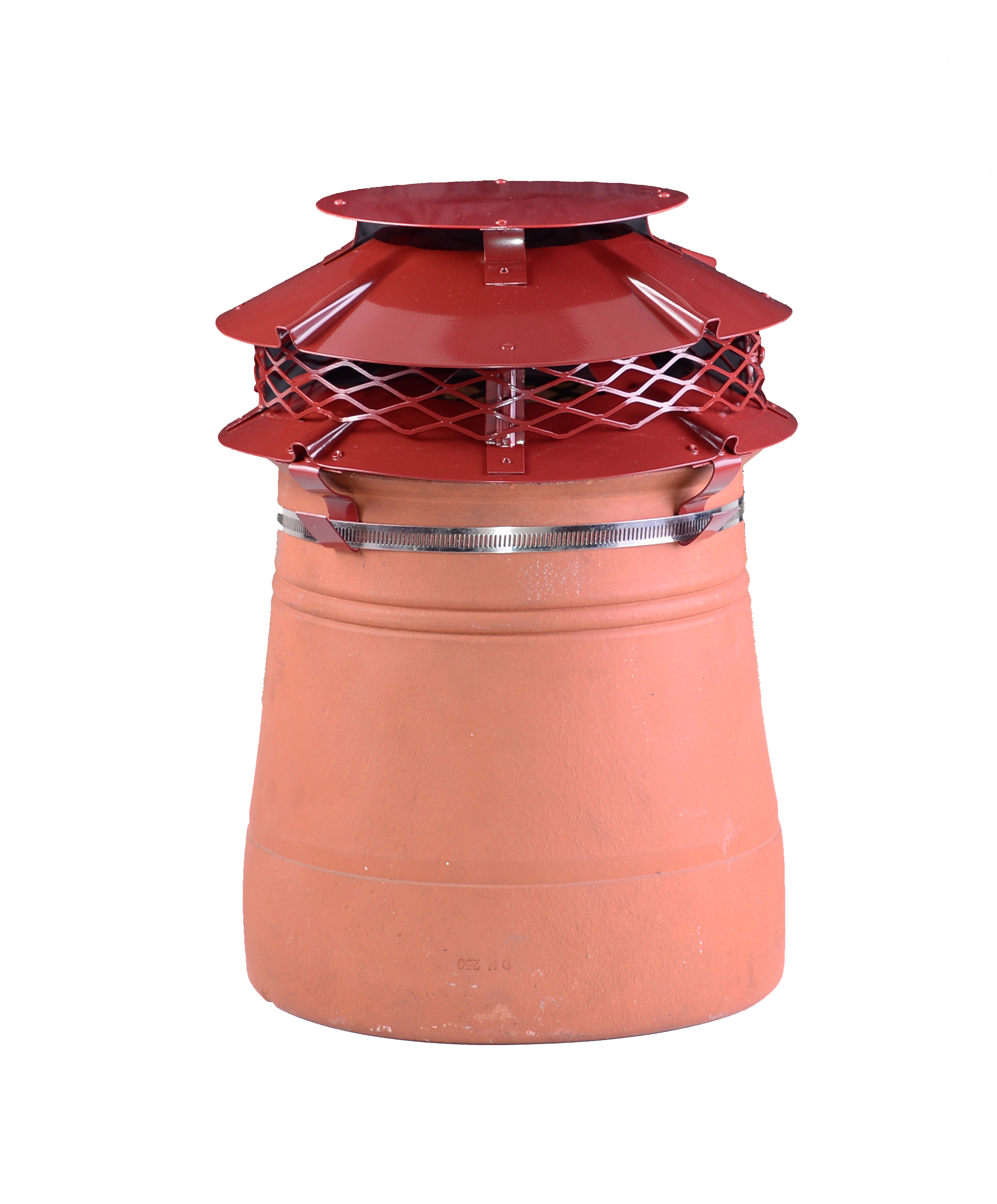 Brewer UFO Cowl - Aluminium - Solid Fuel - Terracotta