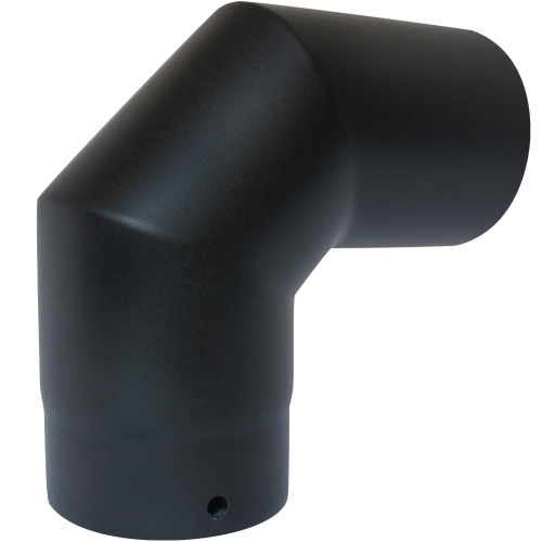 Vit Smooth - 125mm - 90 Elbow - Matt Black (67-125-030)