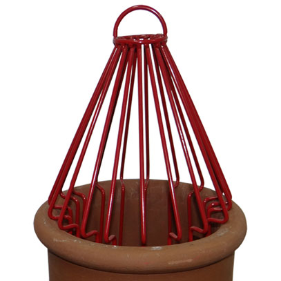 Decorative Chimney Birdguard - Red
