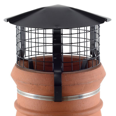 Brewer Birdguard - Aluminium - Solid Fuel - Black