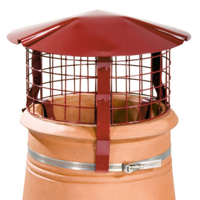 Brewer Birdguard - Aluminium - Solid Fuel - Terracotta