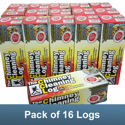 Chimney Cleaning Log - Pack of 16 Logs