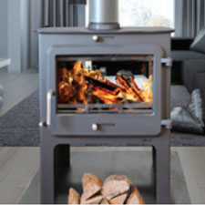 Ekol Clarity Double Sided Multi Fuel Stove High 14kW - EcoDesign Ready