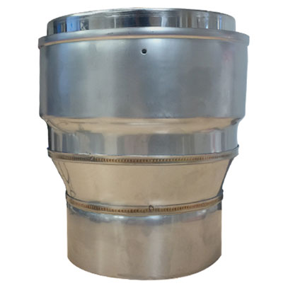 Multi Fuel Liner Increasing Flue Adaptor - 80mm-100mm (20-80-MR)