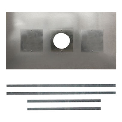 Register Plate (G) - 125/150mm Hole - 900mm x 495mm - 2 Access Holes (94-REG-G)