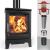 Saltfire Peanut 5  Stove & WOOD Flue Pack - 125mm Stove Pipe to 125mm Liner - 10 Metres - view 1
