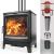 Saltfire Bignut 5 Stove & WOOD Flue Pack - 125mm Stove Pipe to 125mm Liner - 10 Metres - view 1