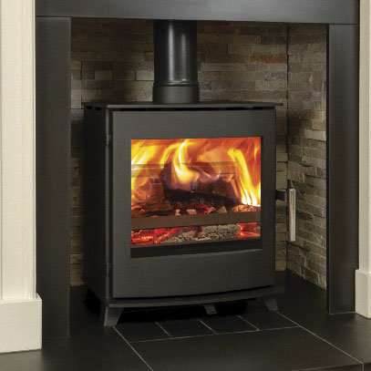 Newbourne 40FS Direct Air Wood Burning Stove - 5kW - EcoDesign Ready