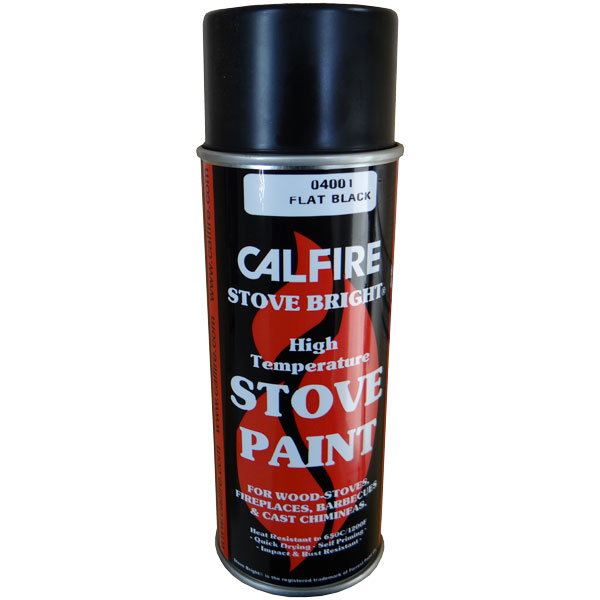 StoveBright High Temperature Paint Flat Black