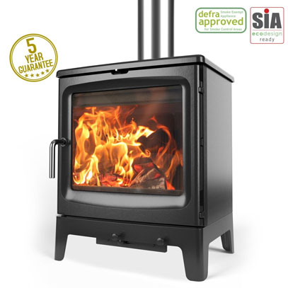 Saltfire Bignut 5 Wood Burning Stove 5kW - EcoDesign Ready