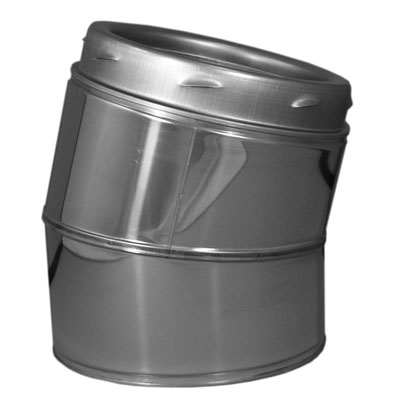 Sflue - 125mm - 15 Degree Elbow (2131405)