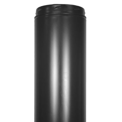 Sflue - 125mm - 1000mm Length - Black (42-125-010)