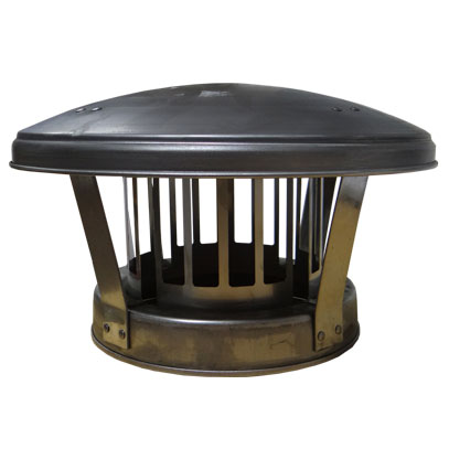 Sflue - 125mm - Rain Cap with Mesh (2107605)