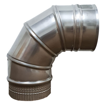 SW316 - 125mm - 0-90 Degree Adjustable Elbow