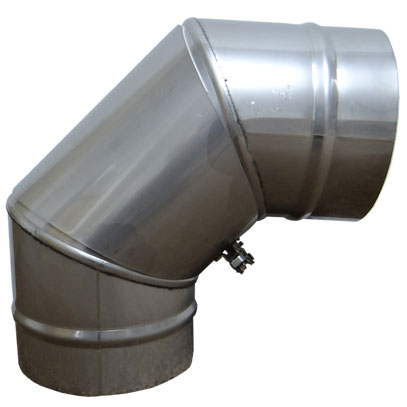 SW316 - 125mm - 90 Degree Elbow with Door