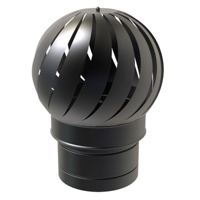 KWPro - 175mm - Rotating Cowl - Black (37-175-094)