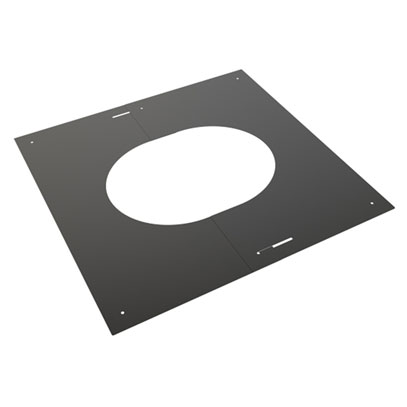 KWPro - 150mm - Finishing Plate 30-45 Degrees - Black (200mm Actual Diameter) (58-150-097)