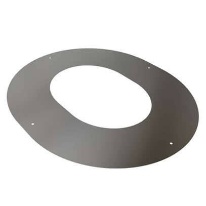 KWPro - 125mm - Round Finishing Plate 90 Degrees One Piece (175mm Actual Diameter) (15-125-113)