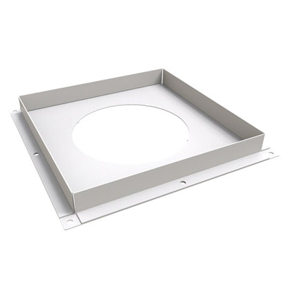 KWPro - 125mm - Ventilated Firestop Plate - White (2-125-073)