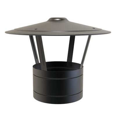 KW Pro - 100mm - Rain Cap - Black (37-100-090)